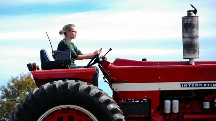 Walking tractor makes the farming method a lot easier