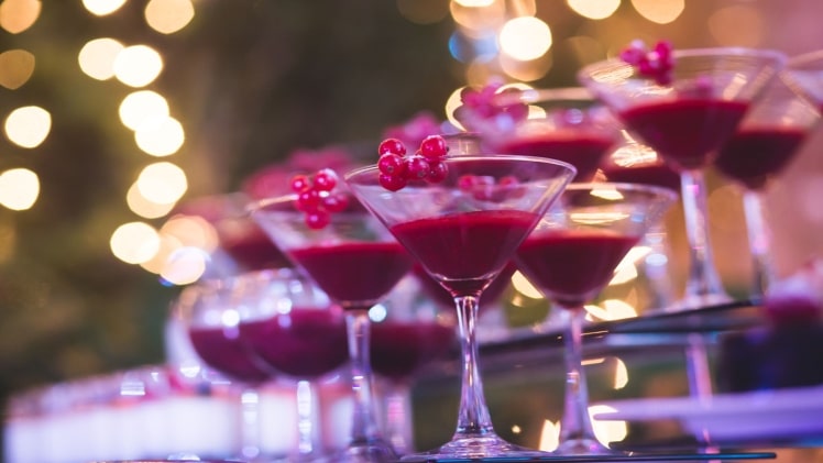 Christmas party catering for corporate events